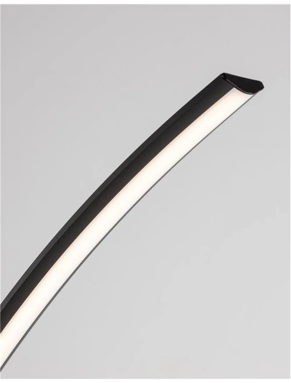 Lampa de podea din Aluminiu Negru H172xL26cm IP20 30W 1580lm 3000k PREMIUM