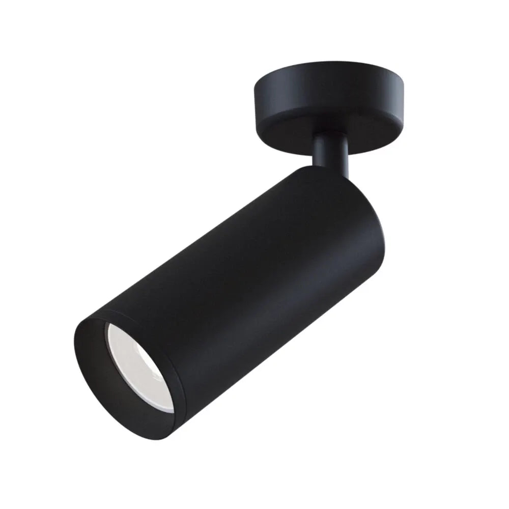 Spot aplicabil din Aluminiu Negru H19.5xL13cm IP 20 GU10 50W Focus