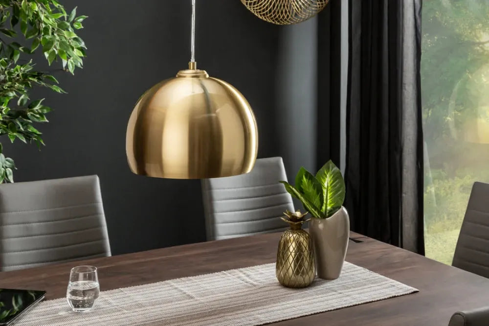 Pendul din Metal Auriu D30xH22cm GOLDEN BALL