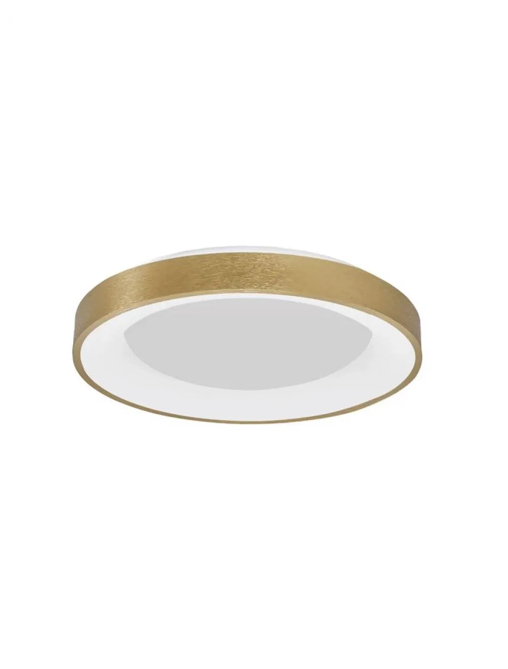 Plafoniera structura din Aluminiu Auriu si abajur din Acrilic Alb H9xL60cm IP20 50W 2864lm 3000k RANDO THIN