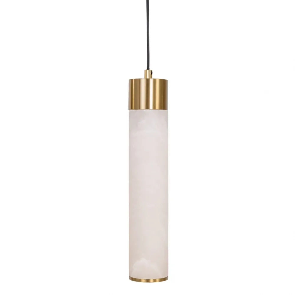 Lustra din Metal/Alabastru Auriu/Alb L150xH185cm Elaris Richmond interiors