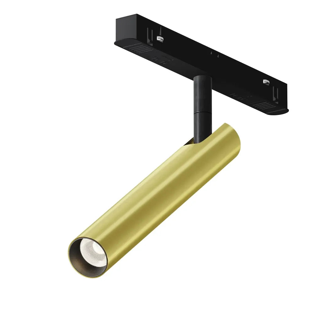 Spot pentru sina Exility din Aluminiu Negru/Alama H25.5xL19.1cm 6W 280lm 3000k Focus T
