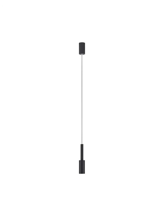 Pendul din Aluminiu Negru H200xL4cm IP20 7W 703lm 3000k JOY