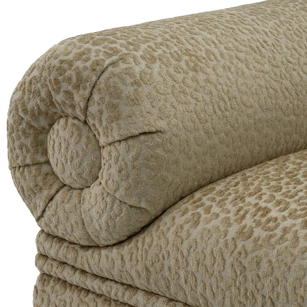 Canapea tapitat cu Stofa Bej L234xA100xH77cm Louison Eichholtz
