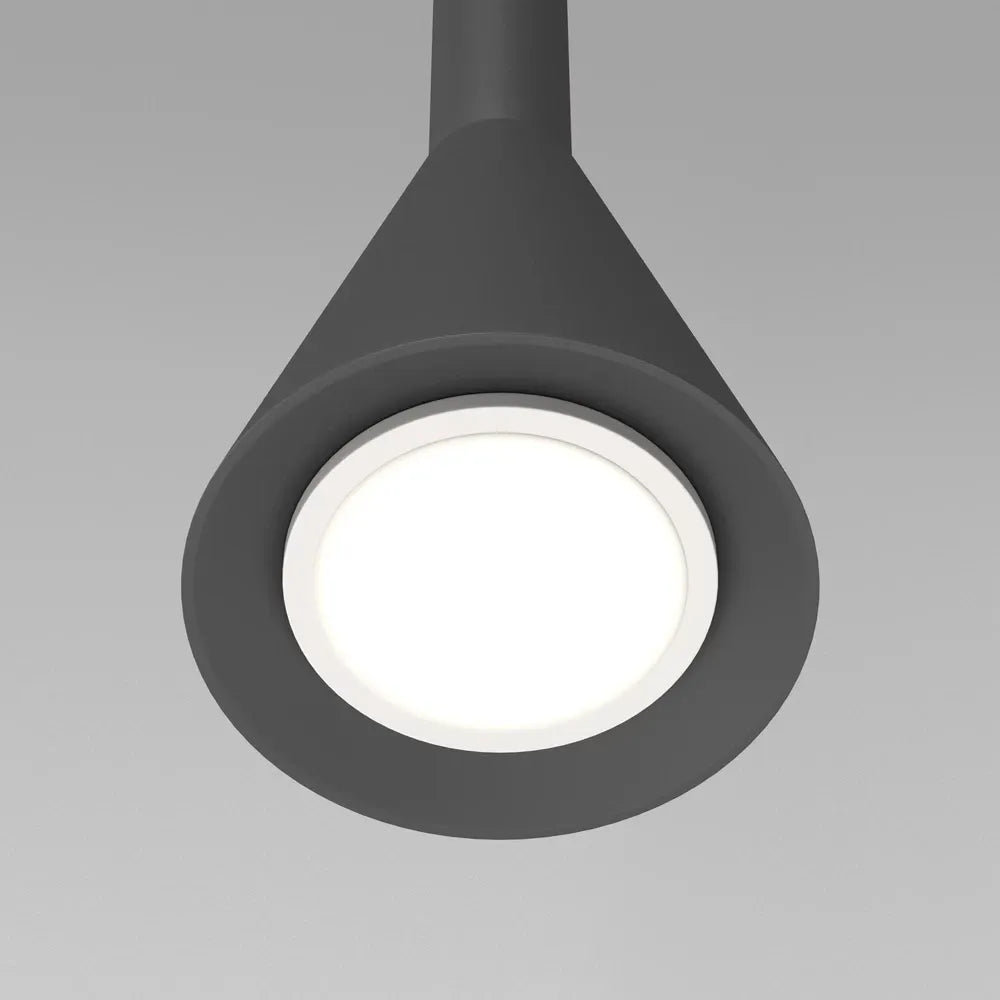 Pendul din Metal Negru H180xD7.5cm IP 20 GU10 40W Arrow