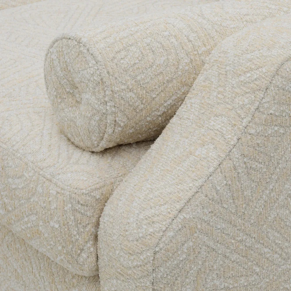 Canapea tapitat cu Stofa Camari Crem L325xA106xH87cm Bellavoir Eichholtz
