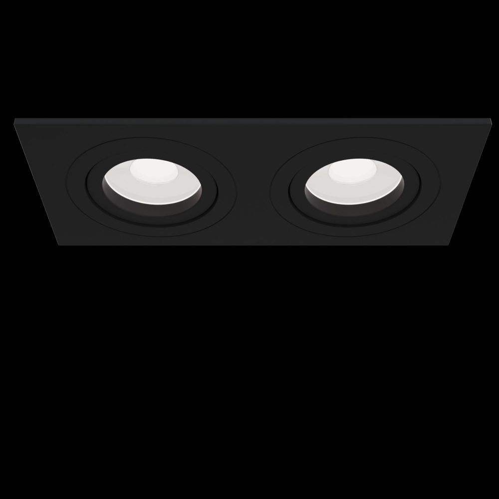 Spot incastra din Aluminiu Negru L18xH7cm Atom