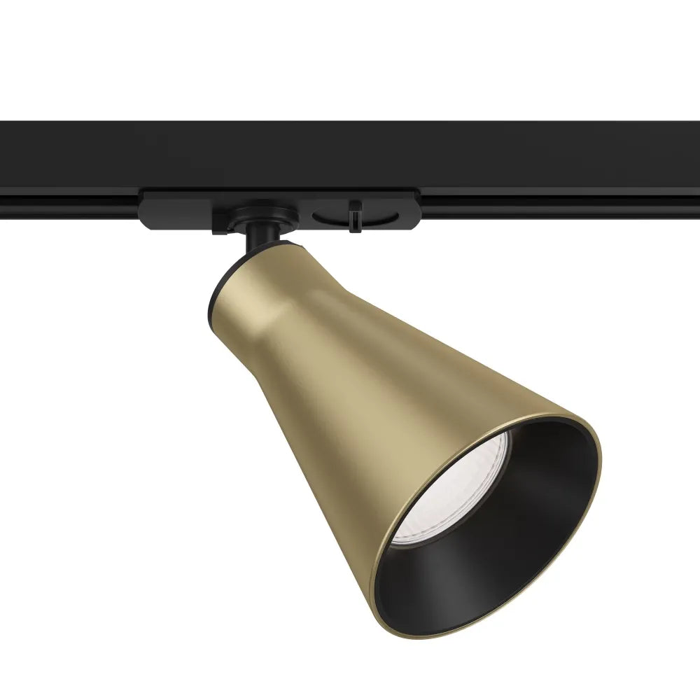 Spot pentru sina Unity din Aluminiu Auriu mat H14xD8cm Virar
