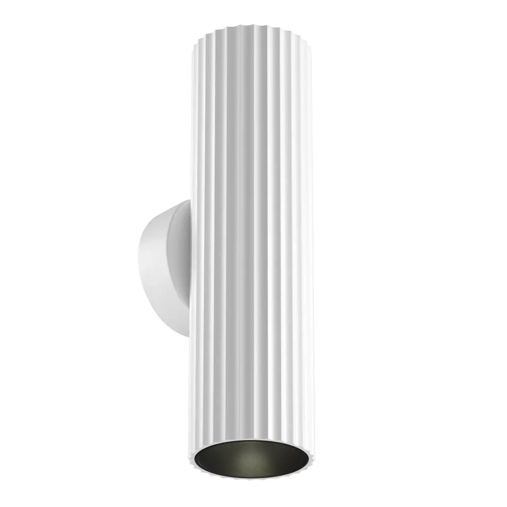 Aplica perete din Aluminiu Alb H20xD5.6cm Calipso