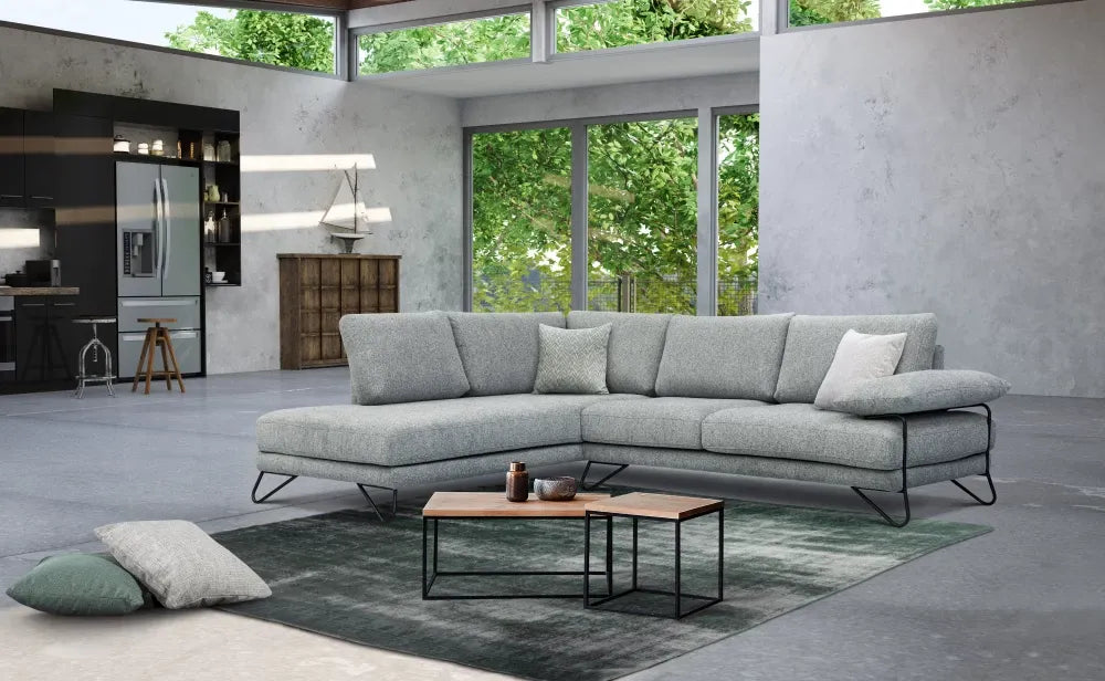 Coltar personalizabil in forma de L 281cm Tatum