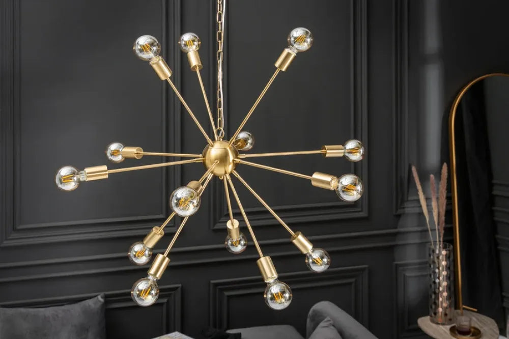 Lustra din Metal Auriu L87xH142cm SPUTNIK