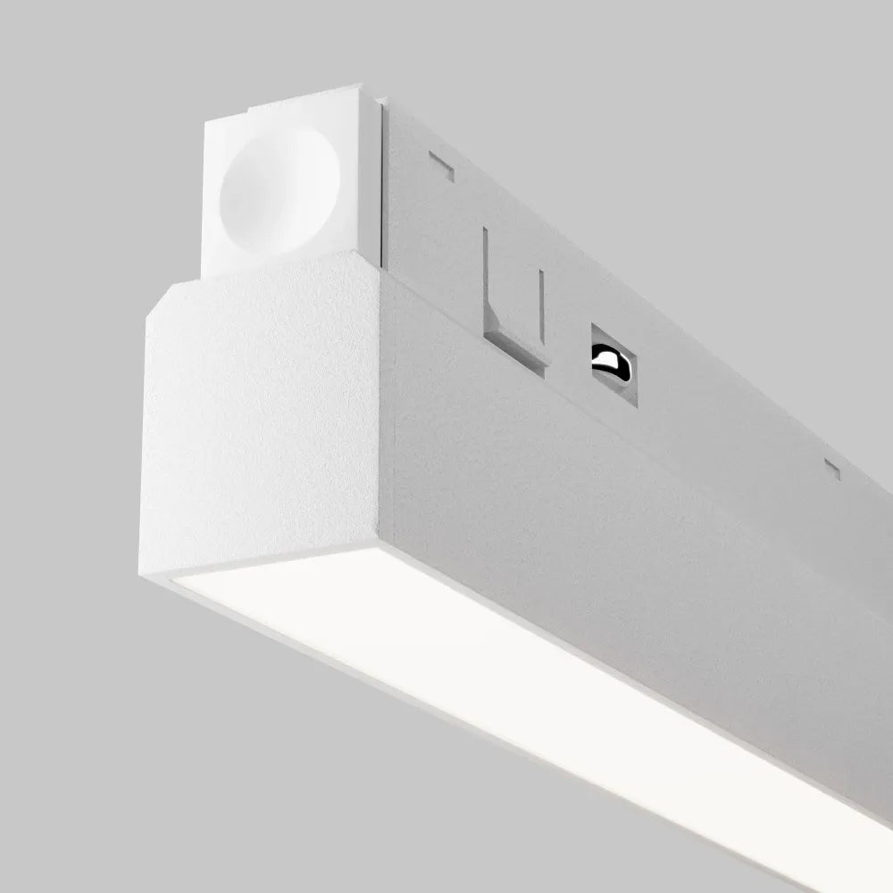 Spot dimabil pentru sina Exility din Aluminiu Alb H4.4xL90.4cm 30W 1650lm 2700-6000k Basis