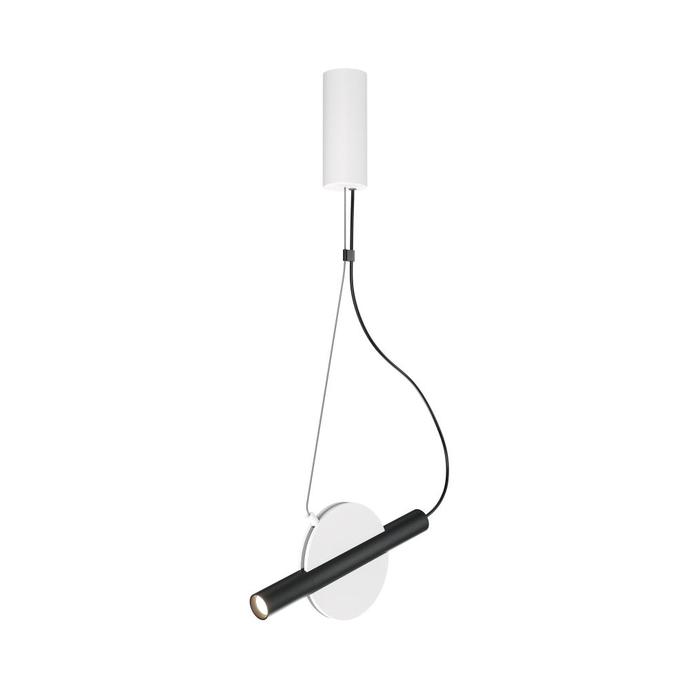 Pendul din Metal Alb D30xH220cm Enigma