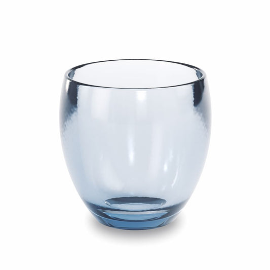 Suport periute de dinti din Acrilic Albastru Droplet D9xH10cm