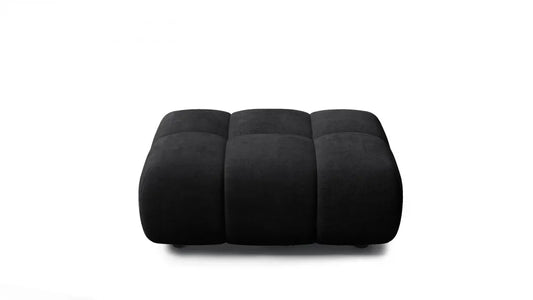 Taburet tapitat cu material pet friendly Alias negru L71x100cm