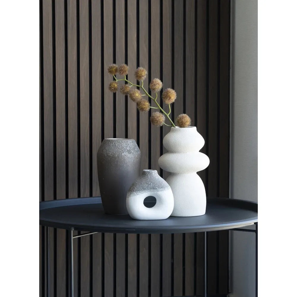Vaza din Ceramica Bej H26,5xD14,5cm HN0863