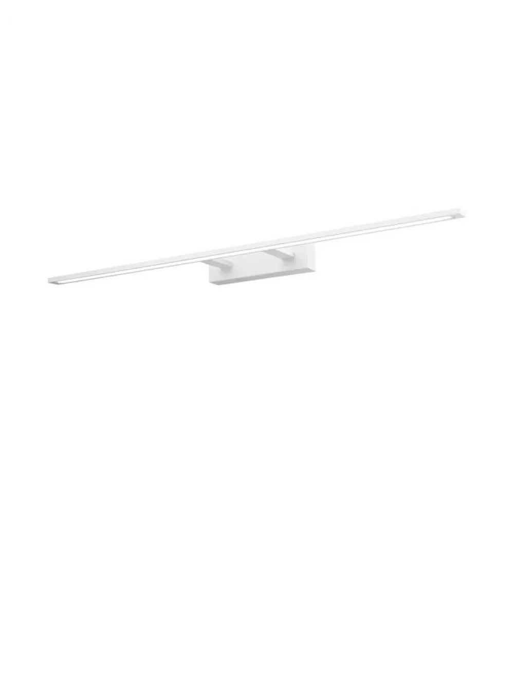Aplica de perete structura din Aluminiu Alb si abajur din Acrilic Alb H6xL96cm IP44 30W 2422lm 3000k LIVIA