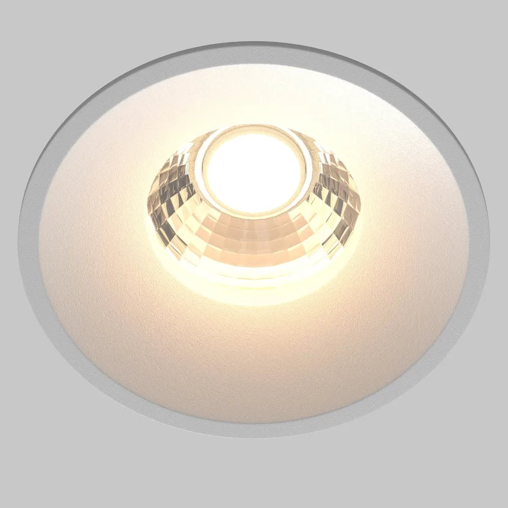Spot incastrat din Aluminiu Alb H6xD8cm 12W 850lm 3000k Round