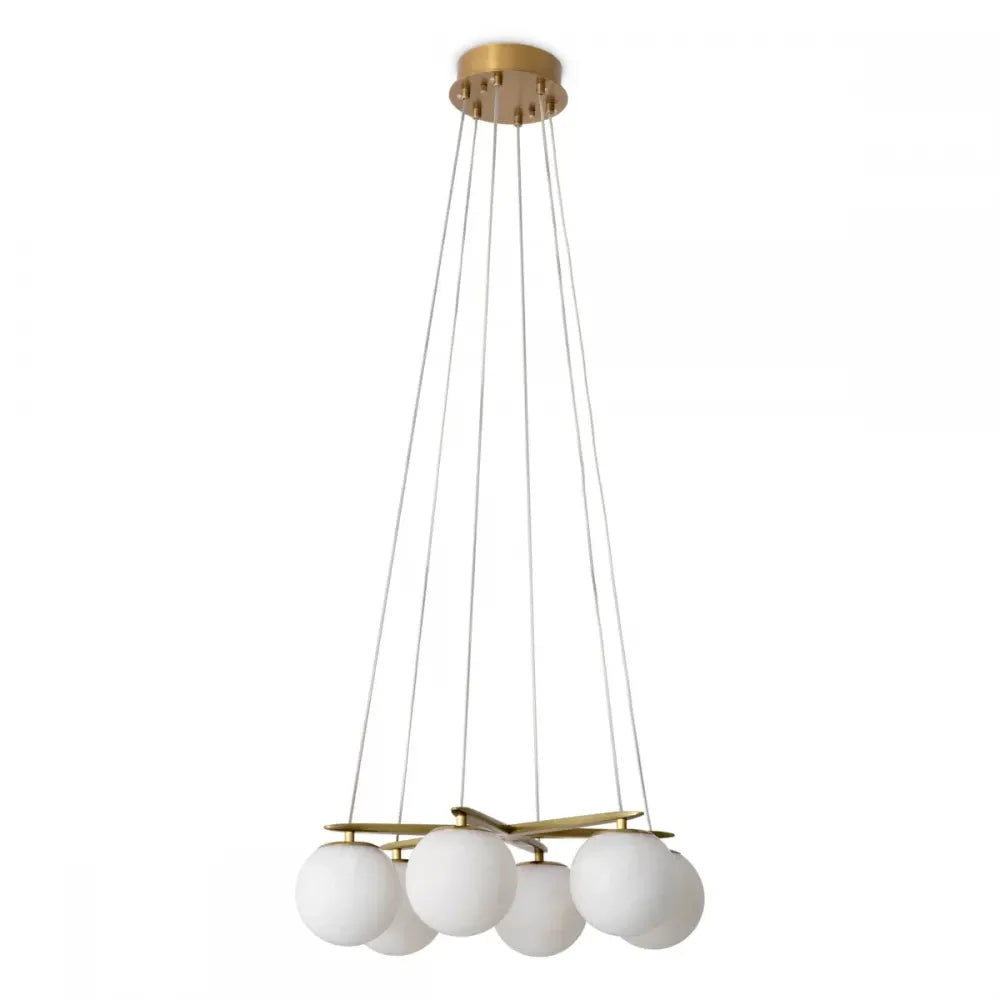 Candelabru din Otel inoxdabil Alama atichizata si Alabastru Alb H17xD60cm Morro Eichholtz