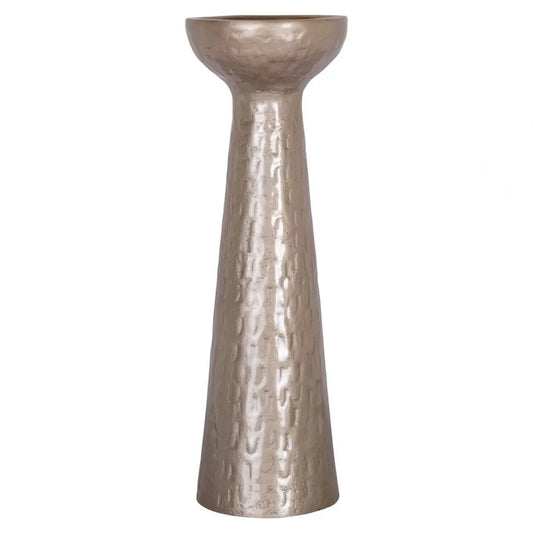 Suport lumanare din Aluminiu Bej D16xH48cm Juana L Richmond Interiors
