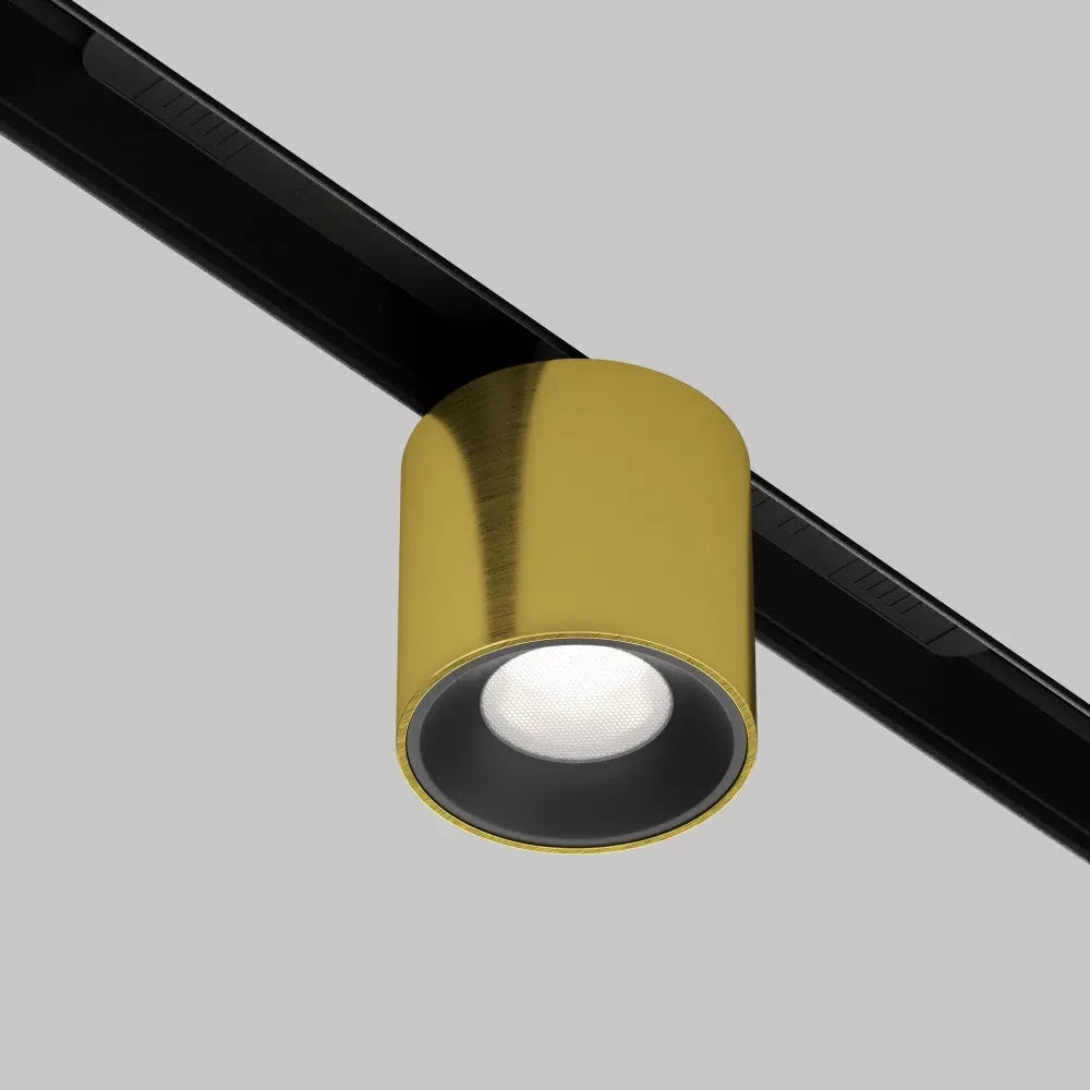Spot dimabil smart pentru sina Exility din Aluminiu Alama H9.6xL19.3cm 7W 390lm 2700-6000k Alfa S