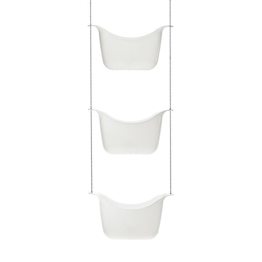 Organizator din Plastic Alb Bask H19xL29cm