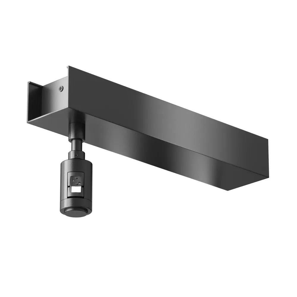 Baza scurtă de tavan pentru driver cu priză de alimentare Flarity din Aluminiu Negru H12.4xL26.5cm Flarity