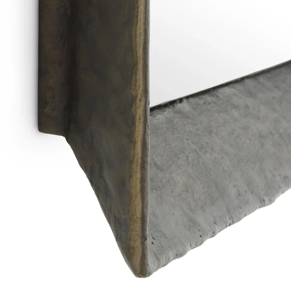 Oglinda cu rama din Metal Bronz L100xH100cm Othello Eichholtz