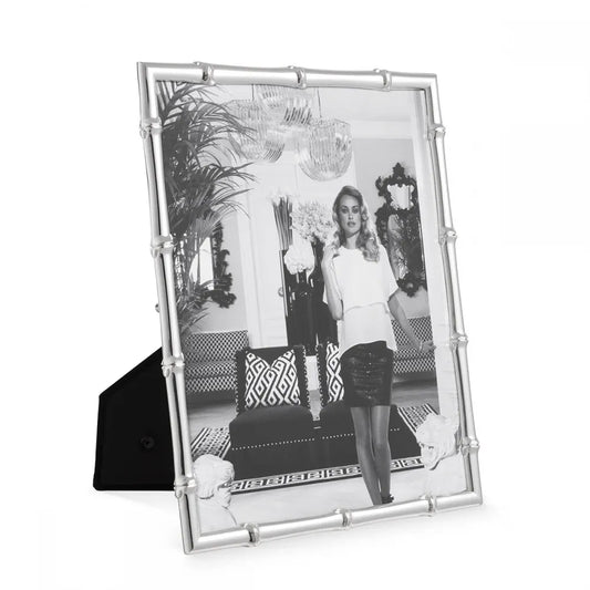 Rama foto din Metal/Sticla Argintiu/Transparent L20xH25cm Holden L Eichholtz