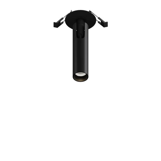 Spot incastrat din Aluminiu Negru H15.1xD3cm 6W 330lm 3000k Focus T