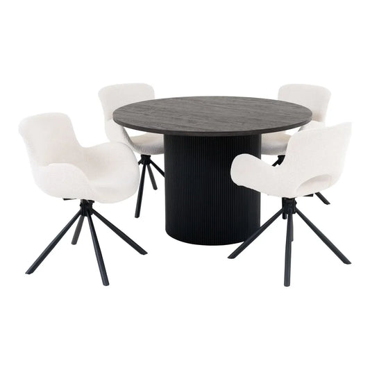 Set masa cu 4 scaune rotative Boavista and Amorim