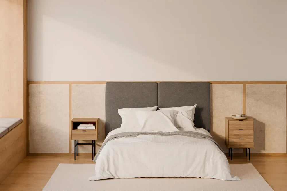 Noptiera cu sertar Tulsa de culoare natural L40xH63cm