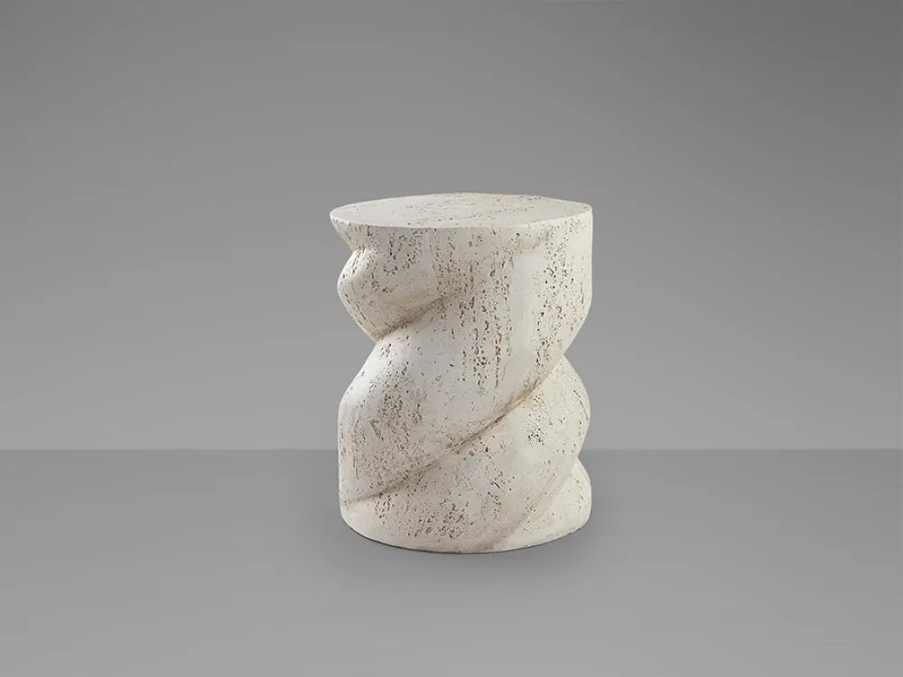 Masuta laterala din Oxid de magneziu turnat Alb D40.5x548cm Salomon