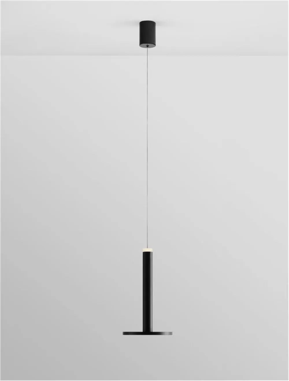 Pendul din Metal Negru H160xL15cm IP20 10W 517lm 3000k PALENCIA