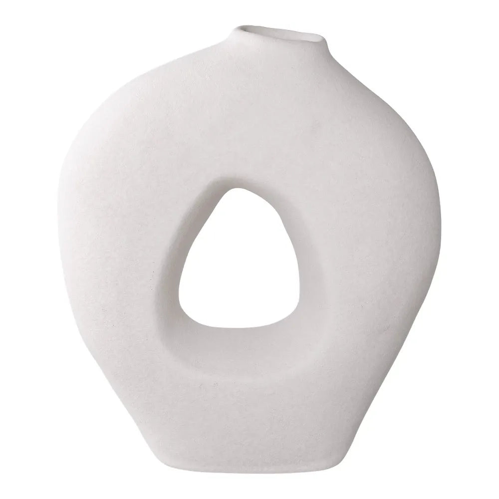 Vaza din Ceramica Alb H27,8xL24cm HN0872