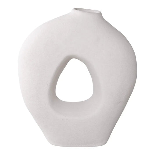 Vaza din Ceramica Alb H27,8xL24cm HN0872