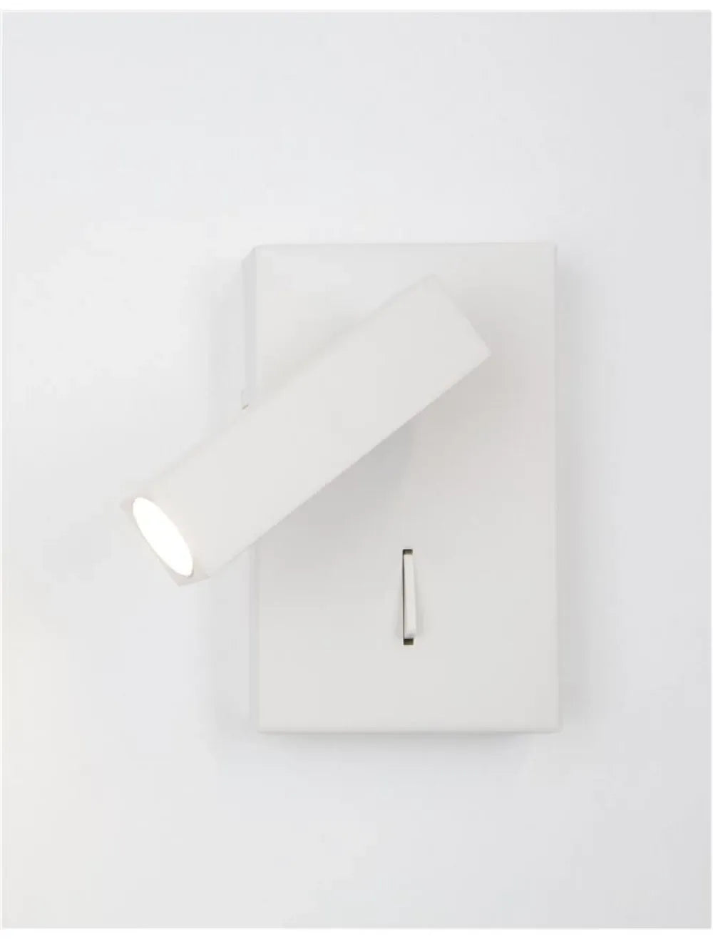 Aplica de perete din Aluminiu Alb H14.5xL9cm IP20 3W 180lm 3000k DONA