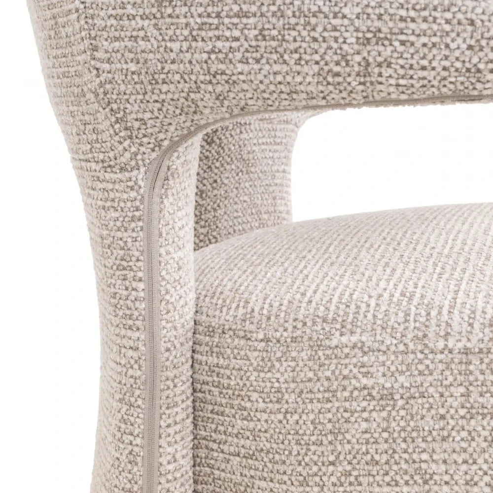 Scaun tapitat cu Stofa Bej L59.5xH78.5cm Nerio Richmond interiors