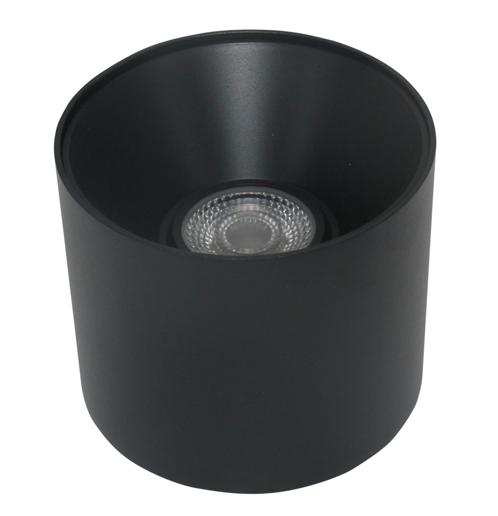 Spot aplicabil din Aluminiu Negru 25W 2000lm 3000k D13xH11cm Alfa LED
