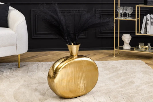 Vaza decorativa din Metal Auriu H48xL48cm Orient L