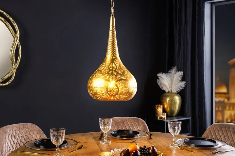 Pendul din Metal Auriu D25xH49cm ORIENT LIVING