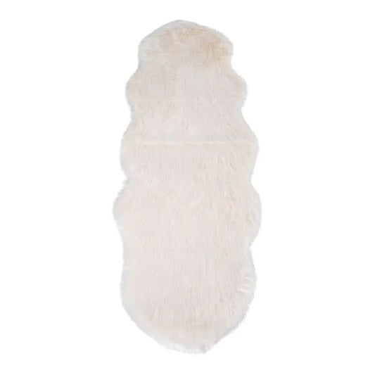 Blanita sintetica decorativa Crem 180x60cm Lambskin Artificial