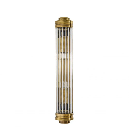 Aplica de perete din Metal Alama si Sticla Transparent H40xL7cm Gascogne S Eichholtz