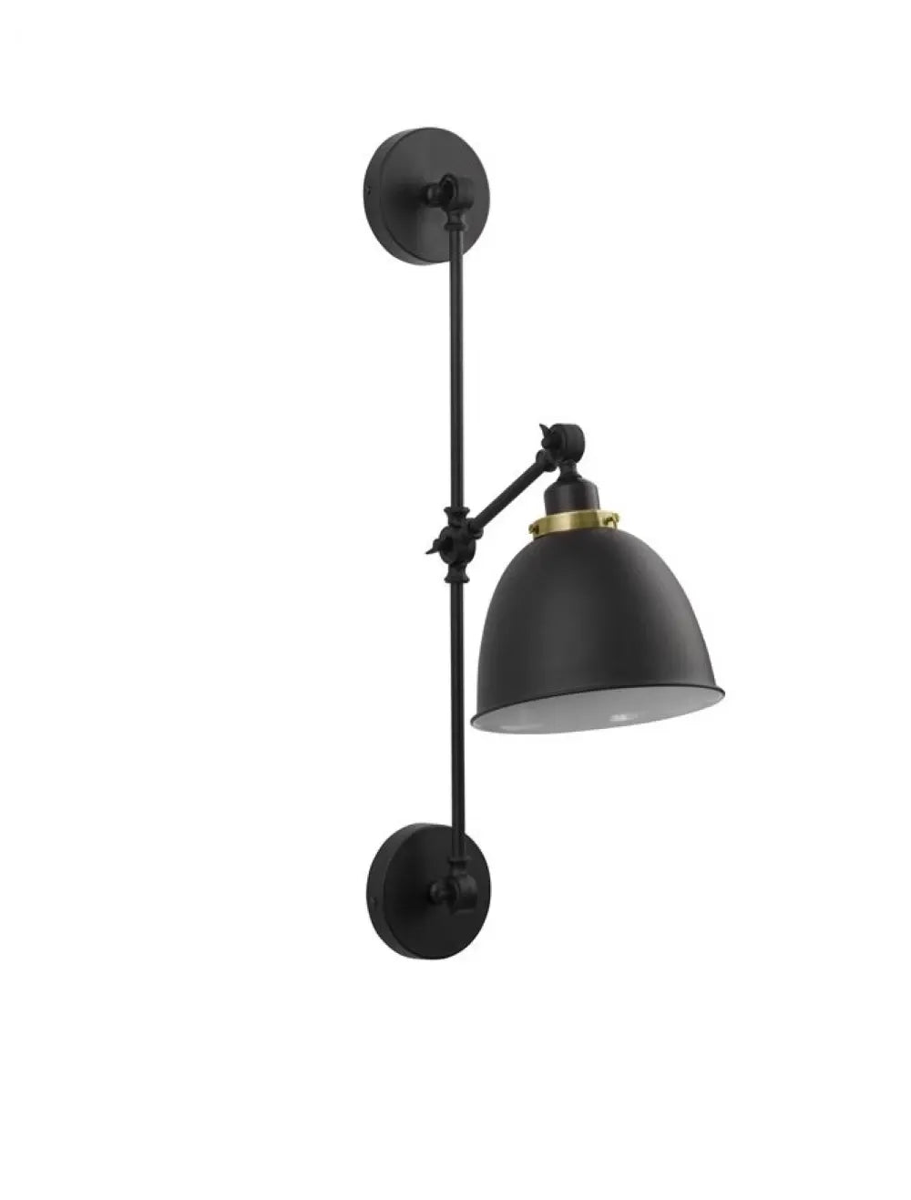 Aplica de perete structura din Metal Negru si abajur din Metal Negru H44xL16cm IP20 VIRGO