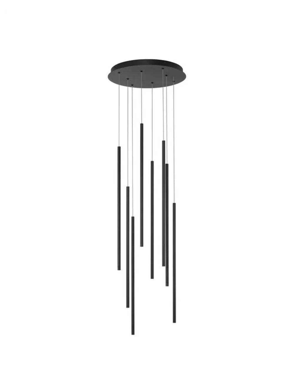 Candelabru din Aluminiu Negru H100xL40cm IP20 40W 1760lm 3000k ELETTRA