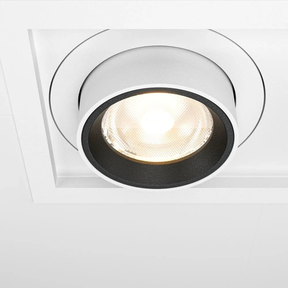 Spot incastrat din Aluminiu/plastic Alb H9.7xLcm Hidden