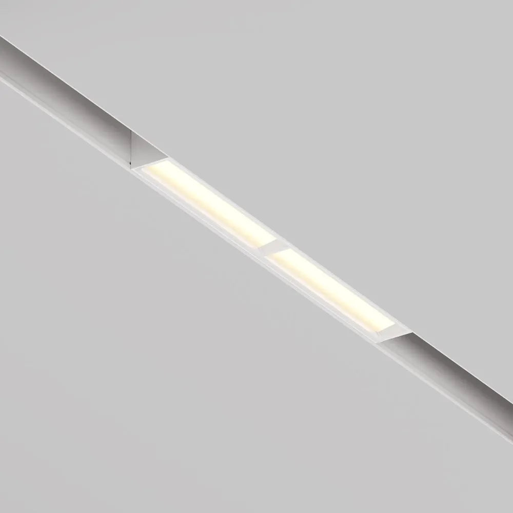 Spot pentru sina Exility din Aluminiu Alb H4.6xL21.9cm 12W 552lm 3000k Parete