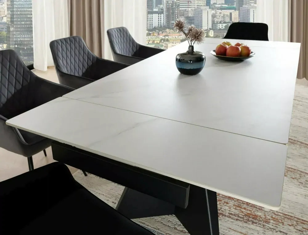 Set 2 scaune din Catifea Negru si Metal Negru Hx88Lx55xA58cm Marlo