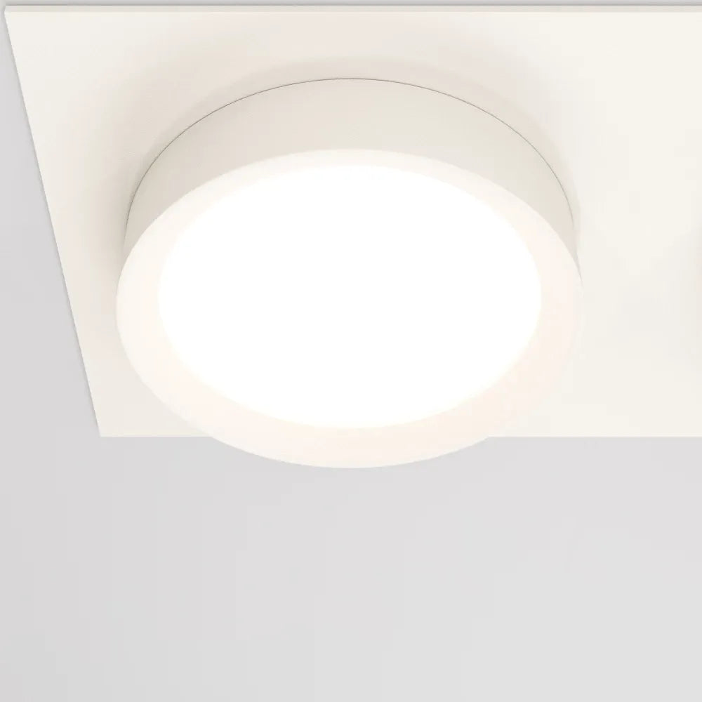 Spot incastrat din Aluminiu/plastic Alb H4.5xL22cm 12W Hoop