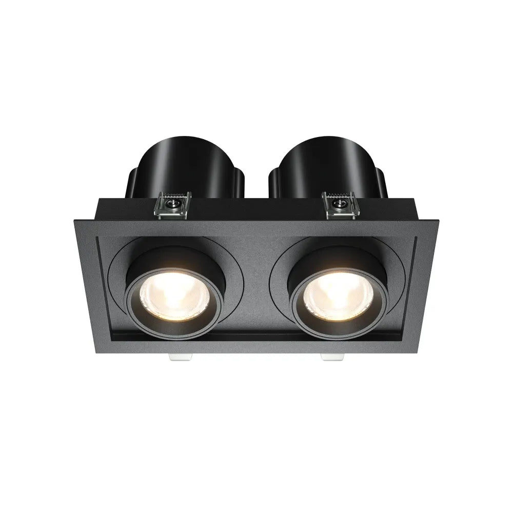 Spot incastrat din Aluminiu/plastic Negru H9.7xLcm Hidden